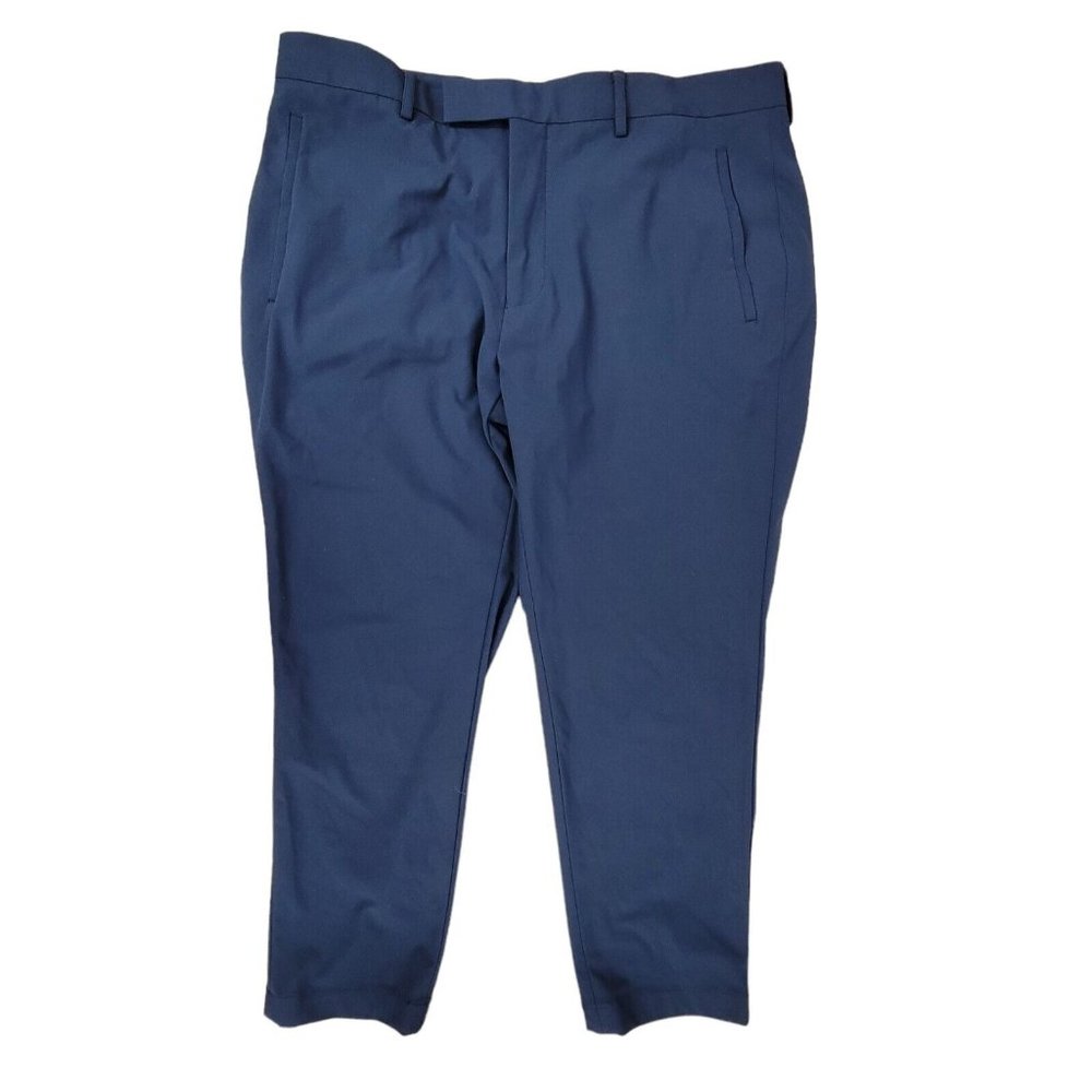 Sene Mens 32X23 Soho Flex Dress Pants Slacks Golf Suit Sport Tech Stretch Blue